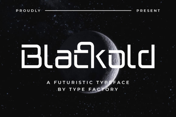 Blackold: A Futuristic Display Font for Modern Design