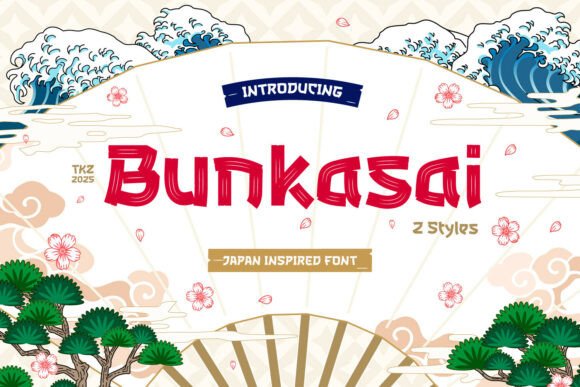 Bunkasai: A Sleek Font with Japanese Elegance