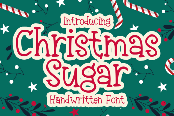 Christmas Sugar: A Playful Typeface for Festive Designs