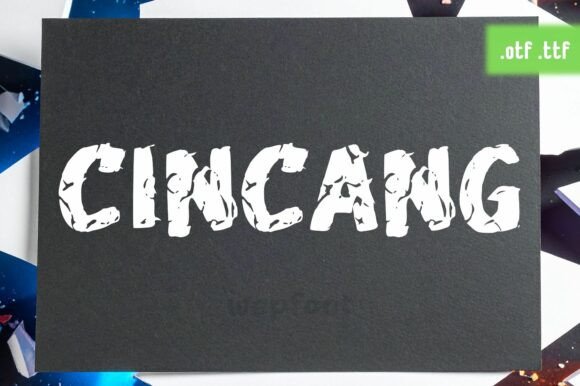 Cincang: Unleash Bold, Textured Typography