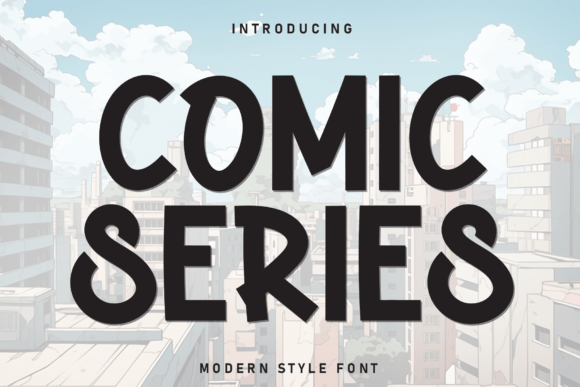 Comic Series: Bold Typography for Visual Storytelling