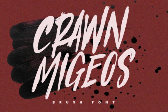 Crawn Migeos: Bold Brush Font for Dynamic Design