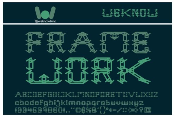 Frame Work: A Modern Typeface for Creative Design