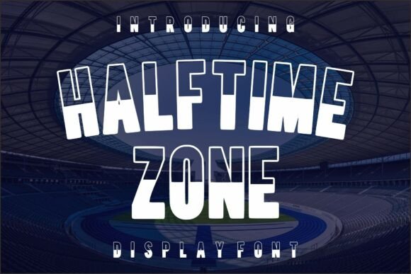 Halftime Zone: Bold Athletic Display Font