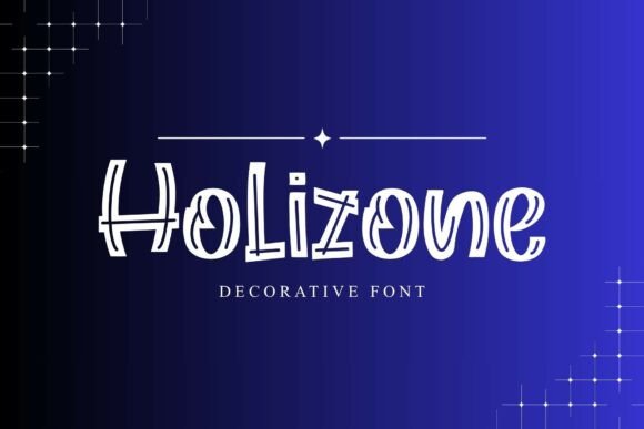Holizone: A Futuristic Display Font for Modern Design