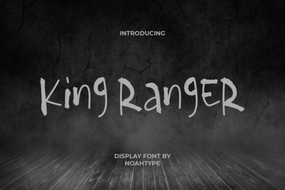 King Ranger: A Mysterious Brush Display Font for Bold Designs