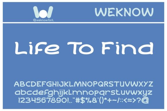 Life to Find: A Cool, Casual Display Font for Creative Projects