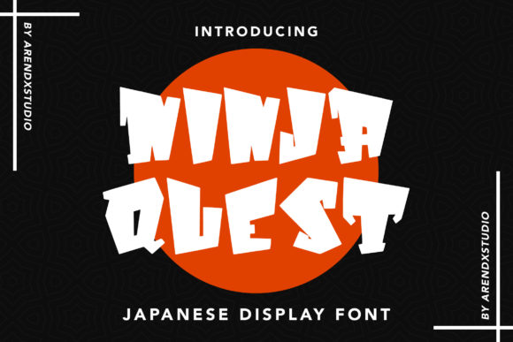 Ninja Quest: Bold Display Font for Creative Projects