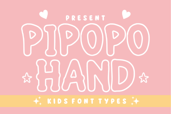 Pipopo Hand: A Friendly All-Caps Font for Creative Projects