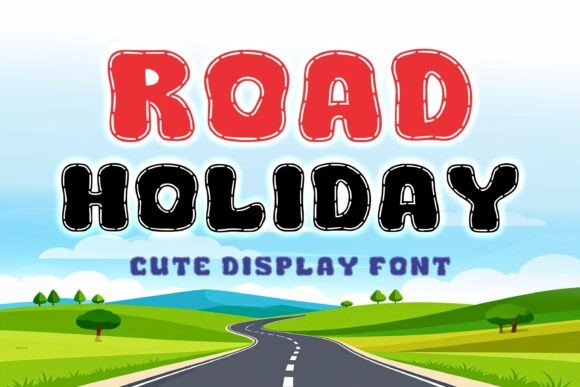 Road Holiday: A Playful Font for Creative Joy
