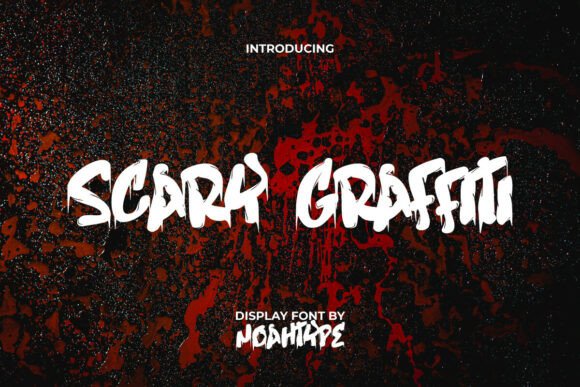 Scary Graffiti: A Font for Bold, Eerie Designs