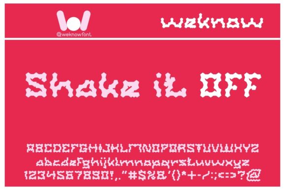 Shake It Off: A Display Font for Modern, Dynamic Designs