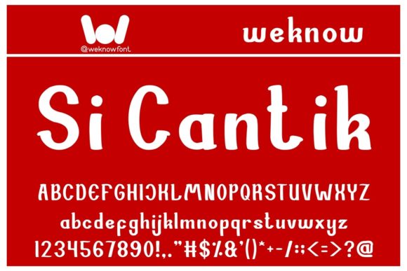 Si Cantik: A Display Font for Bold & Beautiful Designs