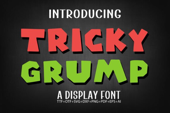 Tricky Grump: A Burst of Colorful Whimsy