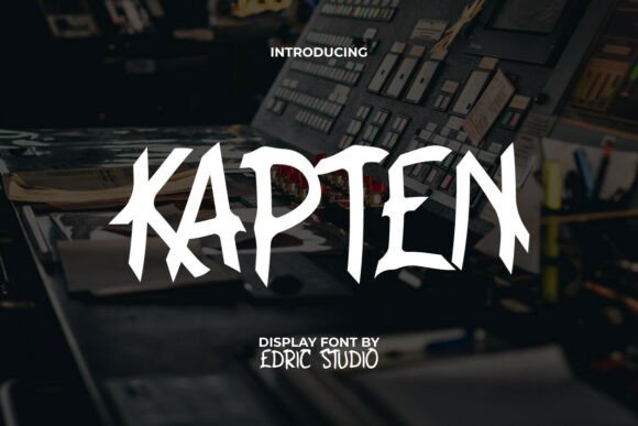 Unleash Raw Street Art Energy with Kapten Font