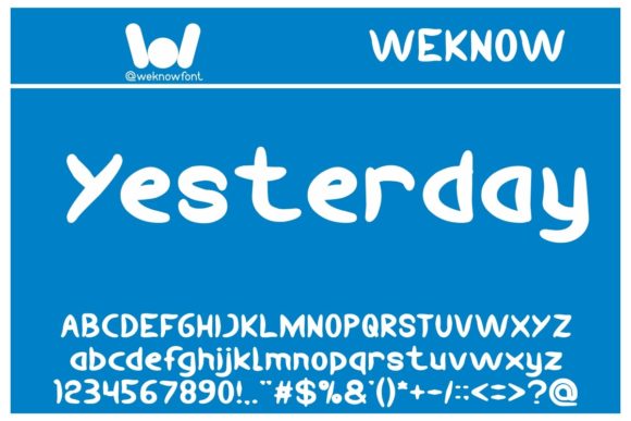 Yesterday: A Display Font with Timeless Appeal